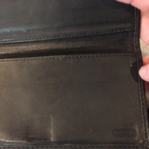 Black Coach leather Wallet - Picture 7 of 8